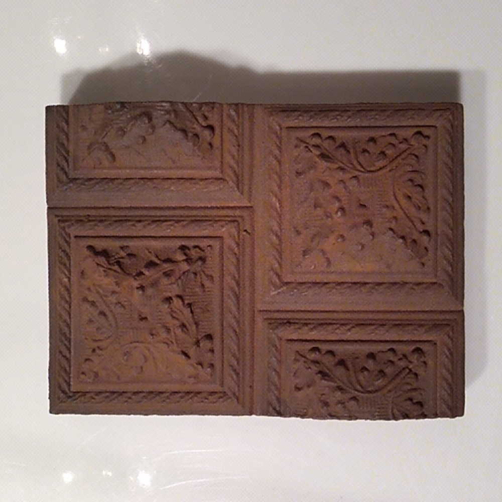 SOMERSET SQUARES *Signed iron Atlantis Tile, like Sid Dickens. *Rare & Retired